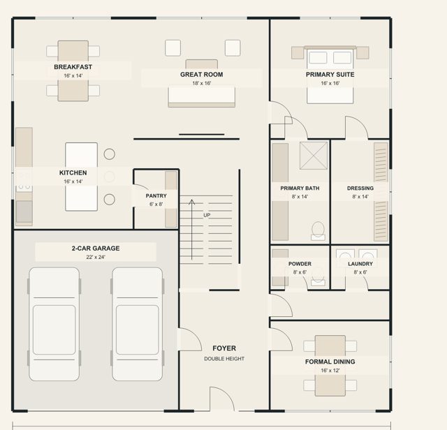 Option G — ground floor