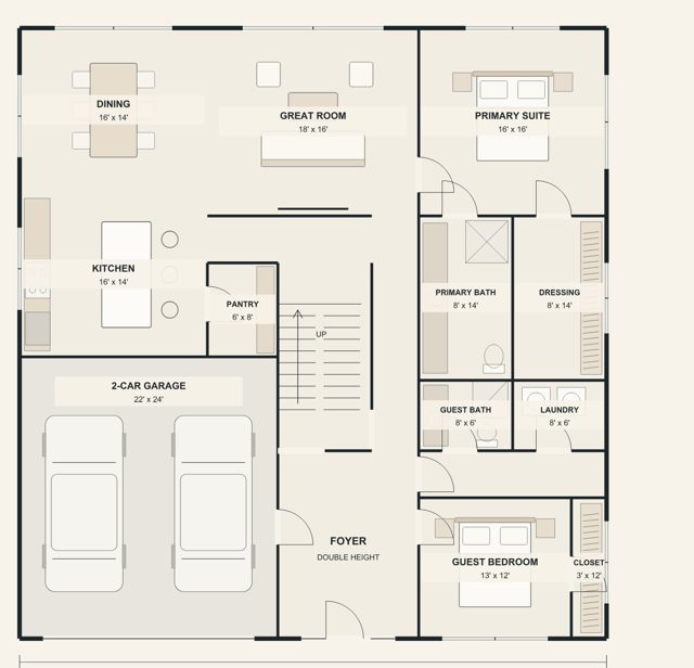 Option I — ground floor
