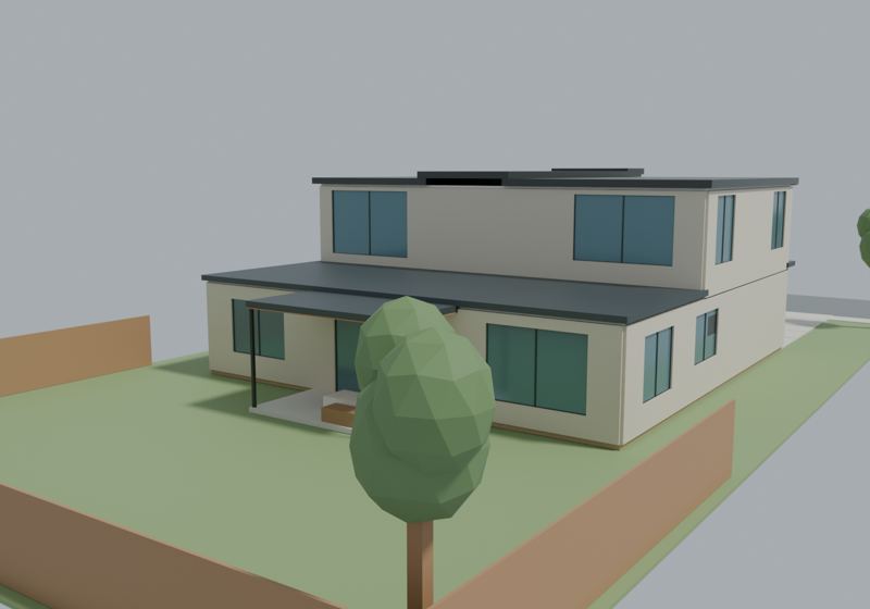 305 — garden side, massing model
