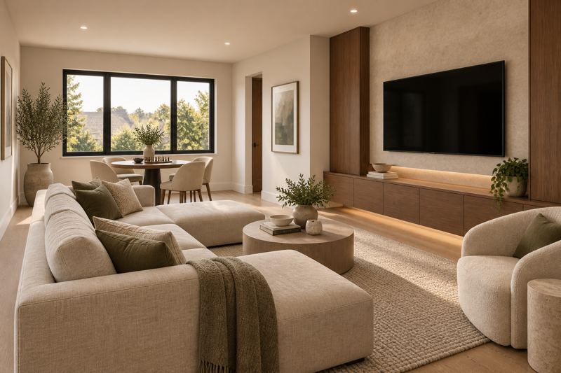 Upstairs game and media lounge